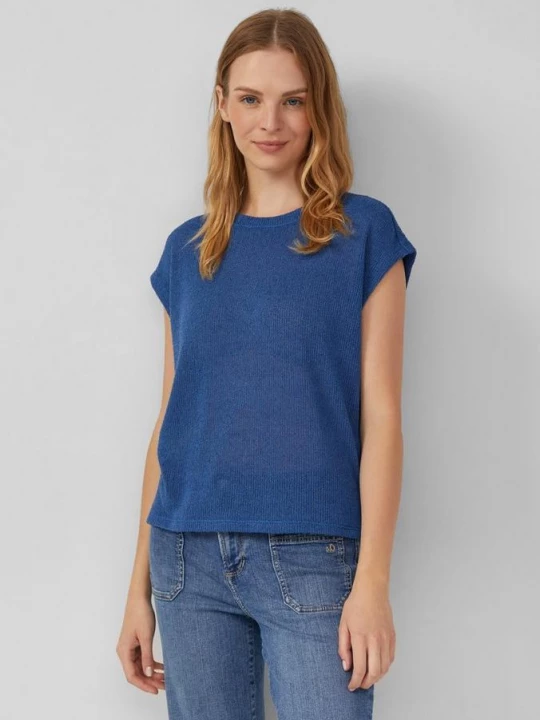 Foto van product Lichtgewicht gebreide top s.Oliver blauw