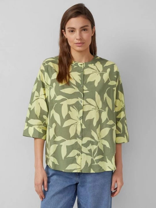Foto van product Lichtgewicht katoenen blouse met vleermuismouwen s.Oliver