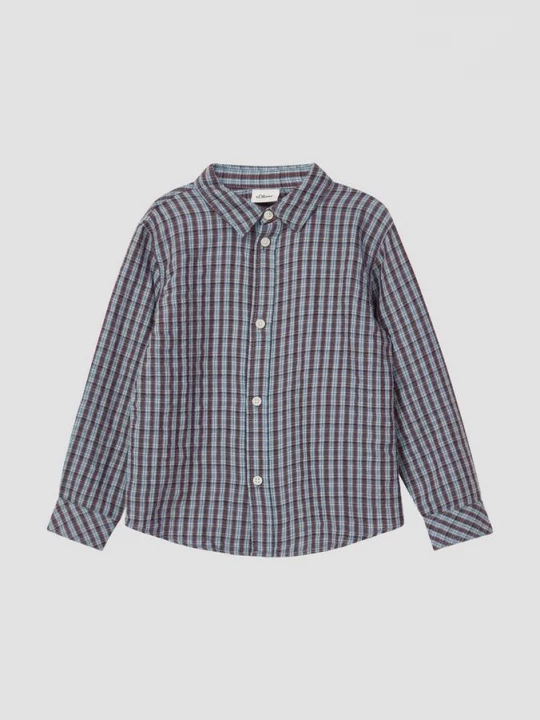 Foto van product Lichtgewicht katoenen shirt met textuur en all-over print s.Oliver