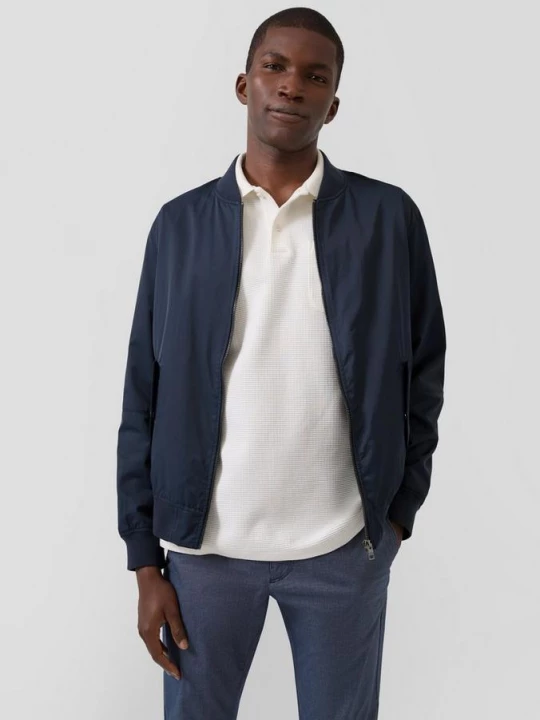 Foto van product Lichtgewicht nylon blouson met klepzakken s.Oliver blauw