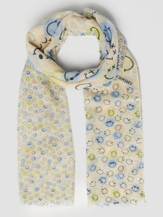 Foto van product Lichtgewicht sjaal met S.W. Smiley® print s.Oliver