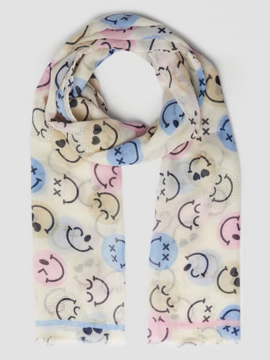 Foto van product Lichtgewicht sjaal met S.W. Smiley® print s.Oliver