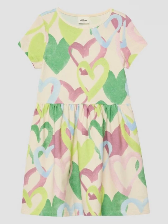 Foto van product Lichtgewicht sweatjurk met all-over print s.Oliver
