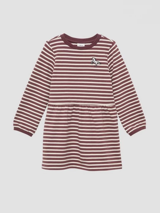 Foto van product Lichtgewicht sweatjurk met glinsterend borduursel s.Oliver