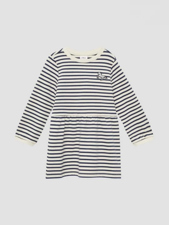Foto van product Lichtgewicht sweatjurk met glinsterend borduursel s.Oliver