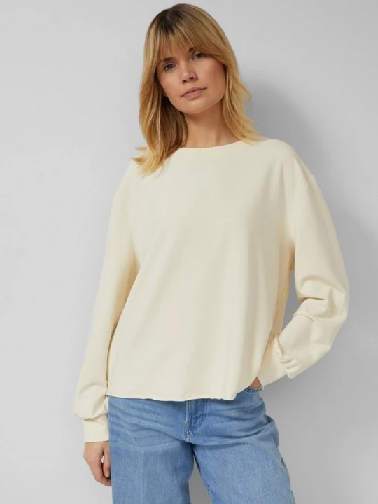 Foto van product Lichtgewicht sweatshirt in een ontspannen pasvorm s.Oliver beżowy