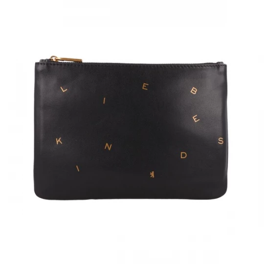 Foto van product Liebeskind Berlin Make up tas 'Dancing Letters' oranje / zwart