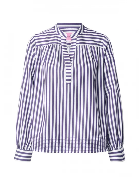 Foto van product LIEBLINGSSTÜCK Blouse 'Betsey' donkerlila / offwhite