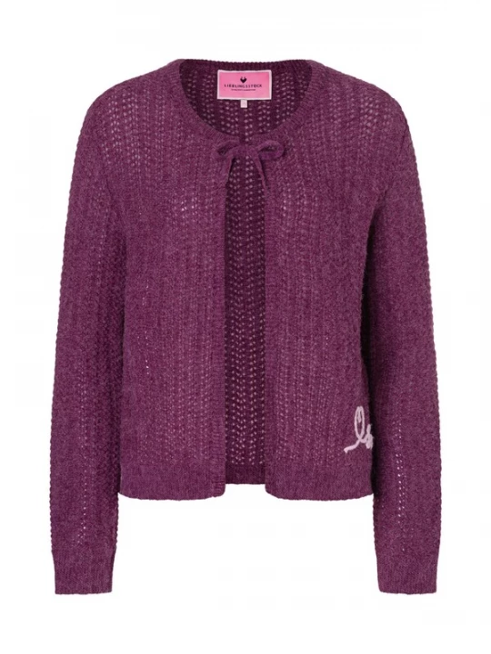 Foto van product LIEBLINGSSTÜCK Gebreid vest 'ArielaL' lila / rosa