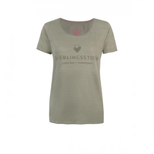 Foto van product LIEBLINGSSTÜCK Shirt 'Cia' olijfgroen / groen gemêleerd