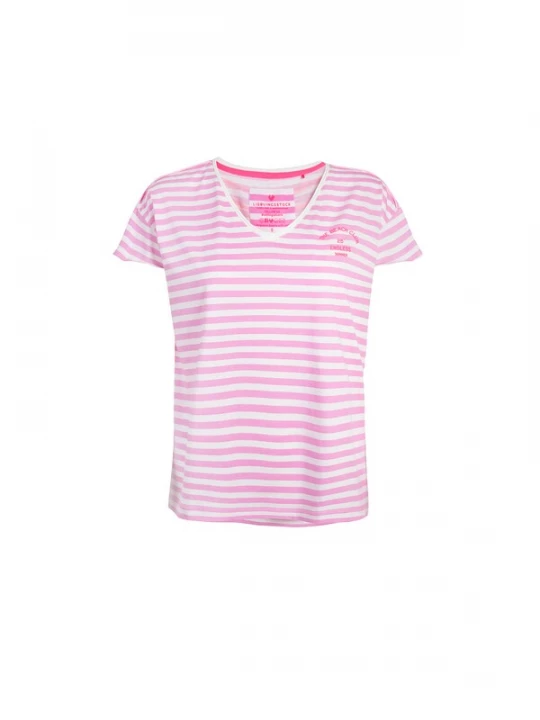 Foto van product LIEBLINGSSTÜCK Shirt 'Dolly' eosine / donkerroze / offwhite