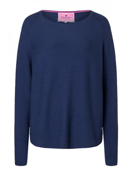 Foto van product LIEBLINGSSTÜCK Trui 'Bianca' navy / aqua