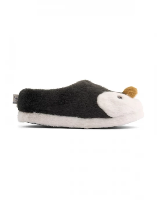 Foto van product Liewood Huisschoenen 'Aviaja Penguin' karamel / antraciet / natuurwit
