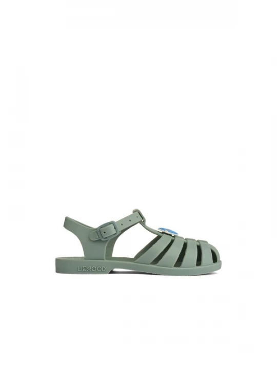 Foto van product Liewood Open schoenen 'Bre' lichtblauw / donkerblauw / groen / wit