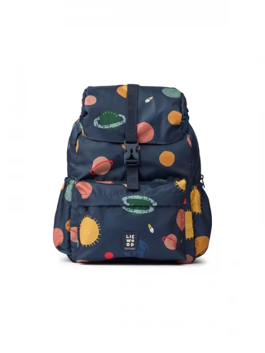 Foto van product Liewood Rugzak 'Johnny' navy / mosterd / mintgroen / koraal