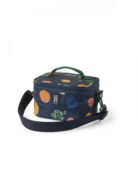 Foto van product Liewood Tas 'Toby' navy / groen / pastelgroen / oranje