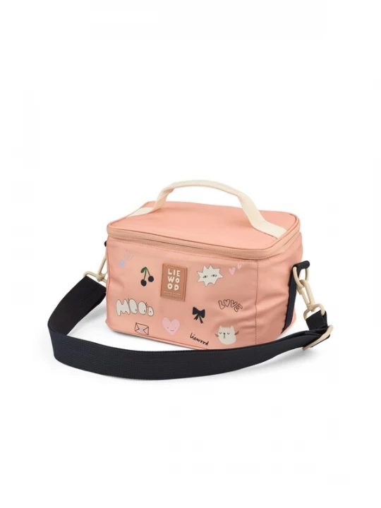 Foto van product Liewood Tas 'Toby' rosé / oudroze / zwart / offwhite