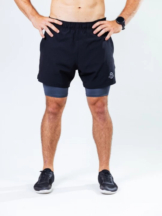 Foto van product Lifters Sportbroek 'Hybrid 2-in-1' zwart