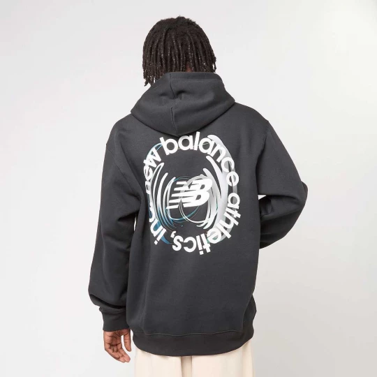 Foto van product Light Trails Graphic Hoodie New Balance zwart