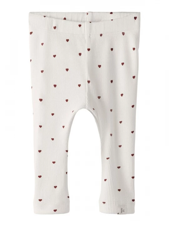 Foto van product Lil'Atelier Leggings 'NBFGago' donkerrood / wit
