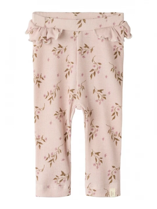 Foto van product Lil'Atelier Leggings 'NBFGavo' olijfgroen / mauve / rosa