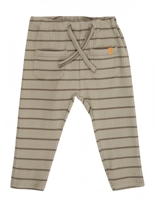 Foto van product Lil'Atelier Leggings 'NBMKail' olijfgroen / lichtgroen