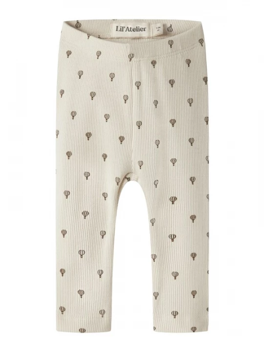 Foto van product Lil'Atelier Leggings 'NBNGAGO KYE' crème / donkerbruin