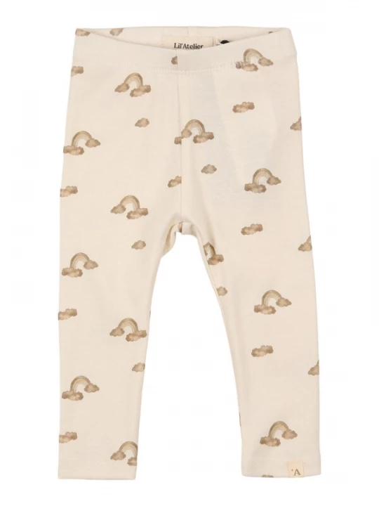 Foto van product Lil'Atelier Leggings 'NBNLAYO' bruin / wit