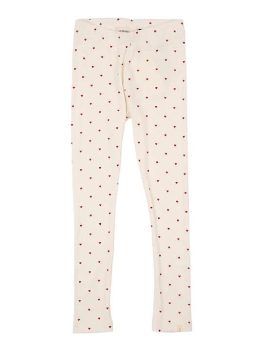 Foto van product Lil'Atelier Leggings 'NMFGAGO Lil' rood / wit