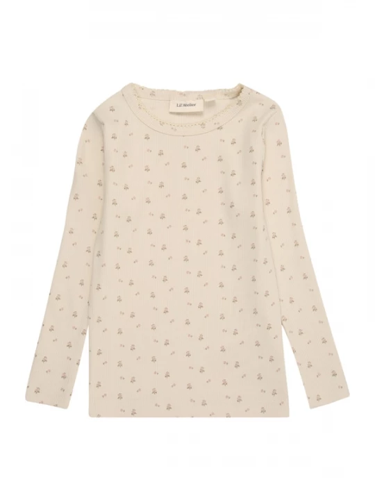 Foto van product Lil'Atelier Shirt 'NMFGAGO' crème / groen / rosa