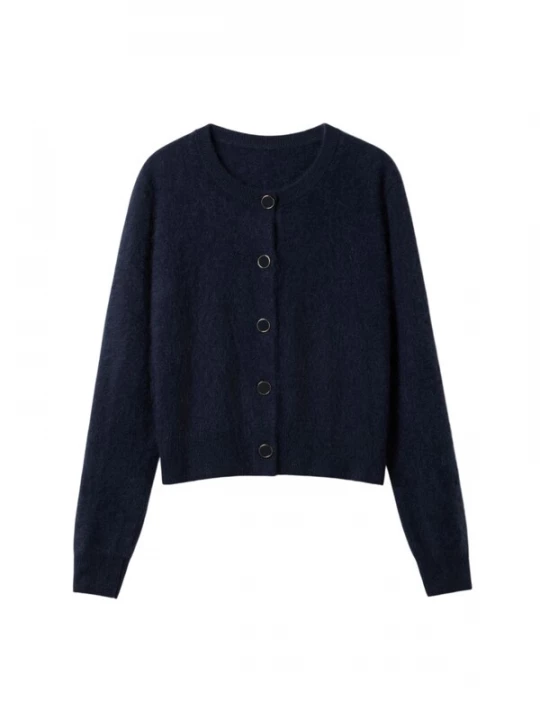 Foto van product Lilysilk Gebreid vest blauw