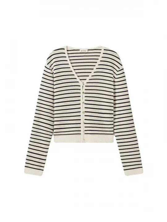 Foto van product Lilysilk Gebreid vest wit