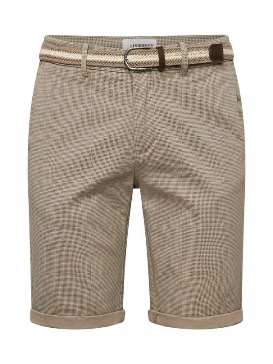 Foto van product Lindbergh Broek 'Superflex' beige / zwart / wit