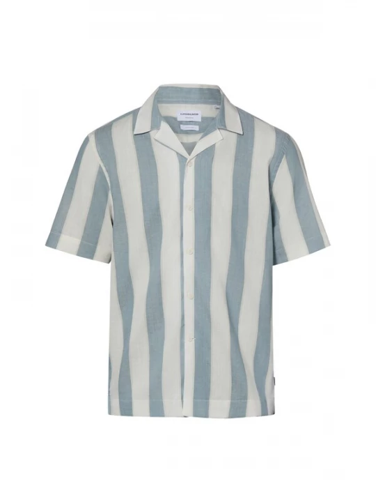 Foto van product Lindbergh Overhemd beige / blauw