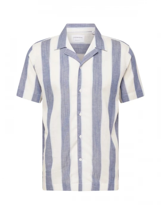 Foto van product Lindbergh Overhemd duifblauw / wit