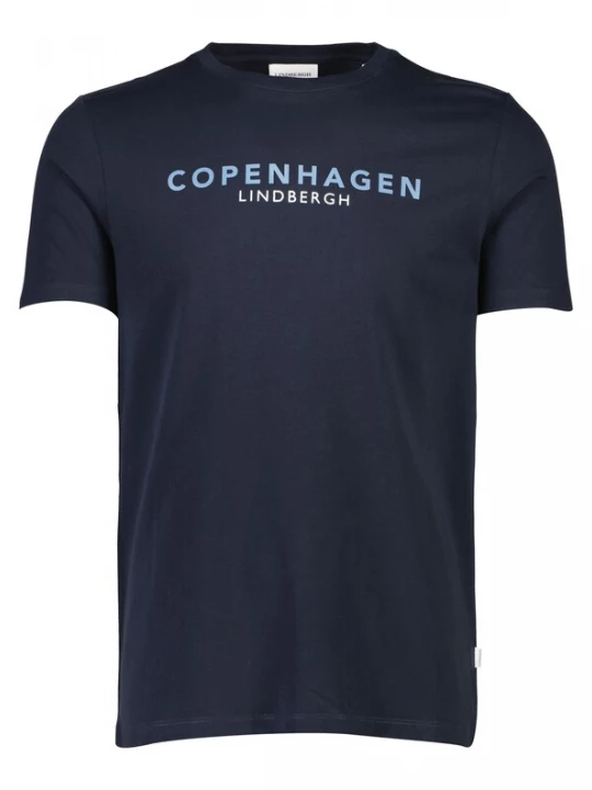 Foto van product Lindbergh Shirt 'Copenhagen' marine / lichtblauw / wit