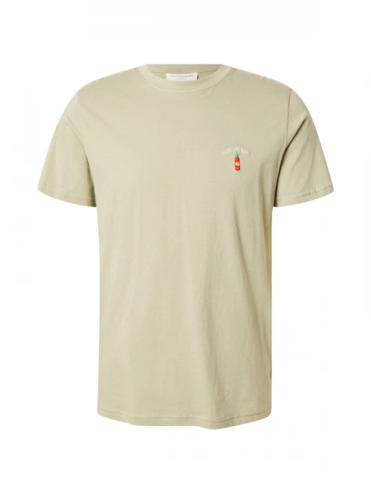 Foto van product Lindbergh Shirt ecru / kaki / oranjerood