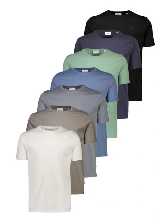Foto van product Lindbergh Shirt ecru / opaal / donkerblauw / grijs / kaki / mintgroen / zwart