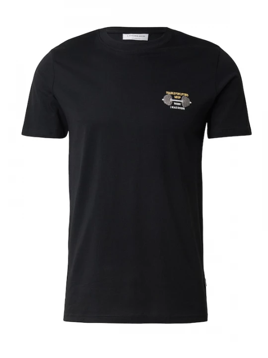 Foto van product Lindbergh Shirt geel / lichtgrijs / zwart
