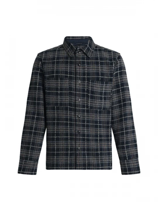 Foto van product Lindbergh Tussenjas donkerblauw / bruin / offwhite