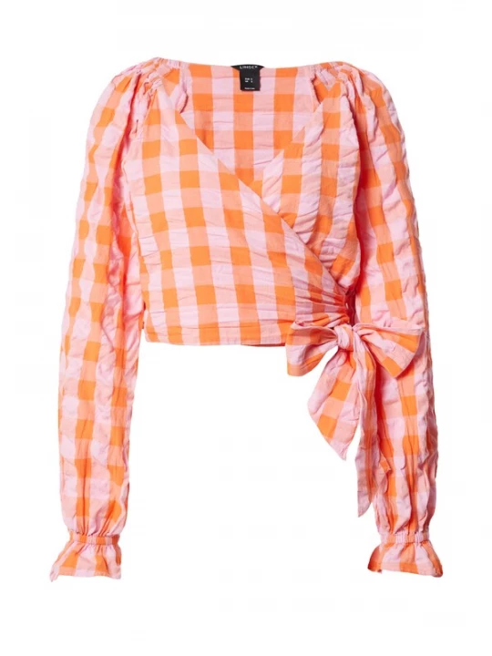 Foto van product Lindex Blouse 'Mila' oranje / abrikoos / rosa / lichtroze