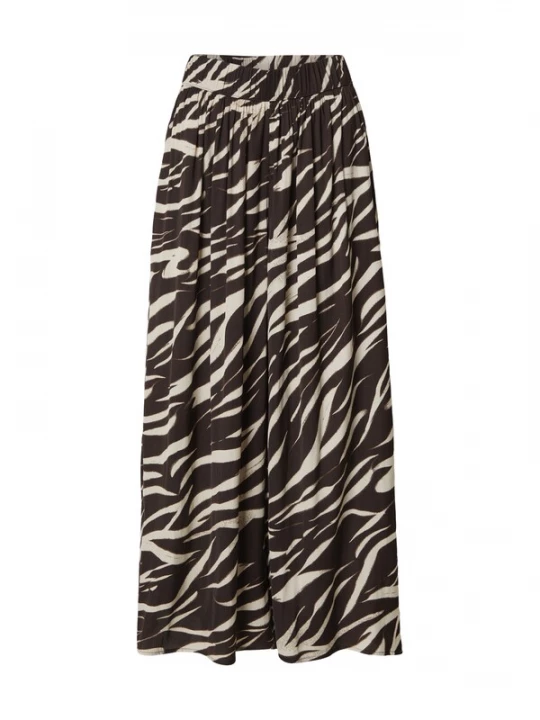 Foto van product Lindex Broek 'Malin' crème / donkerbruin