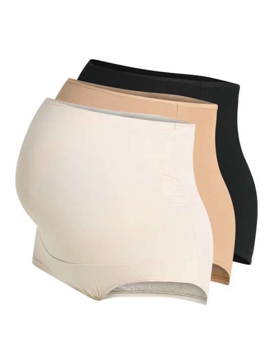 Foto van product Lindex Maternity Broekje camel / ecru / zwart