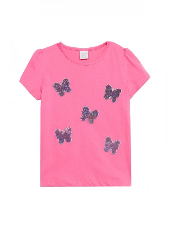 Foto van product Lindex Shirt donkerblauw / pink / zilver