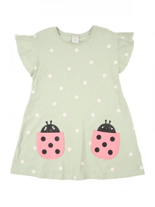 Foto van product Lindex Shirt lichtgroen / lichtrood / zwart / wit