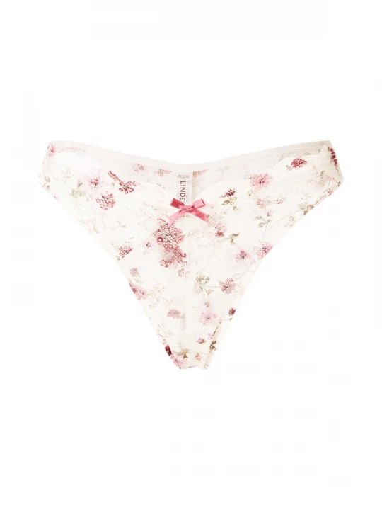 Foto van product Lindex String 'Valerie' kaki / magenta / rosé / wit