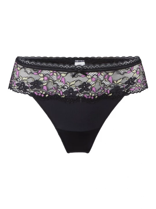 Foto van product LingaDore String 'Daily' pastelgroen / pink / zwart