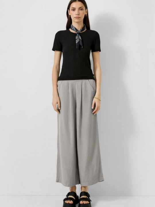 Foto van product Linnen mix broek QS grijs