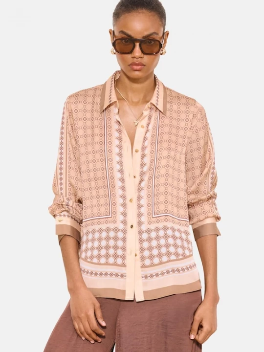 Foto van product Lipsy Blouse beige / bruin / wit