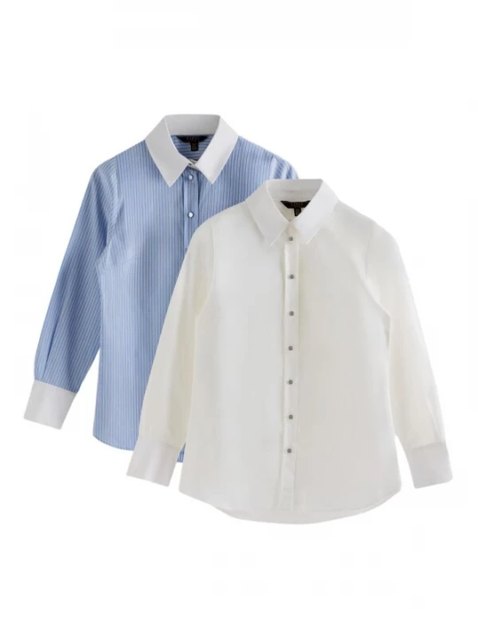 Foto van product Lipsy Blouse blauw / wit